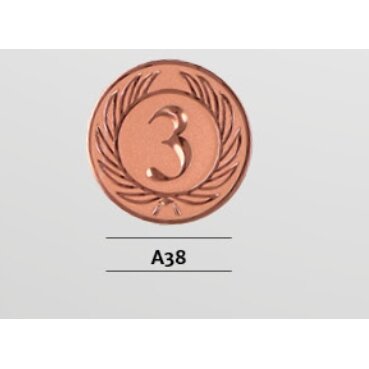 Emblema medaliui 3 vietos - 50 mm