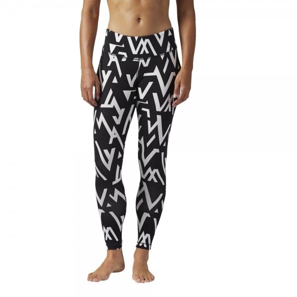 Moteriškos tamprės Reebok WOR CS PRINTED Moteriškos tamprės Reebok WOR CS PRINTED